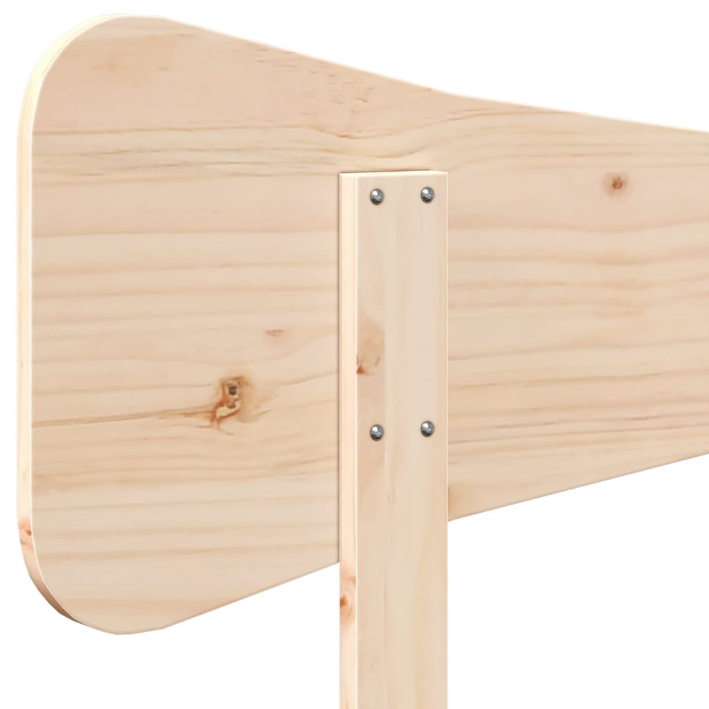 tömör fenyőfa fejtámla 120 cm