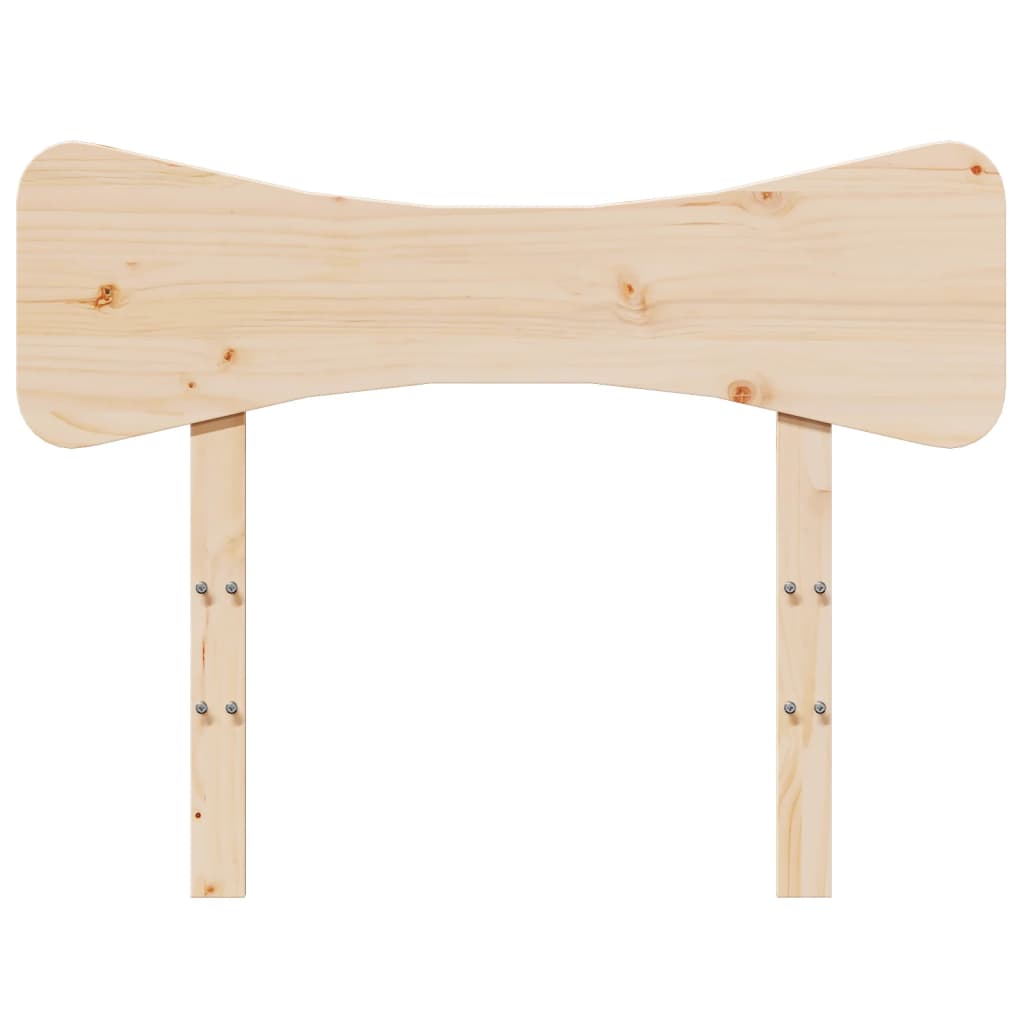 tömör fenyőfa fejtámla 100 cm