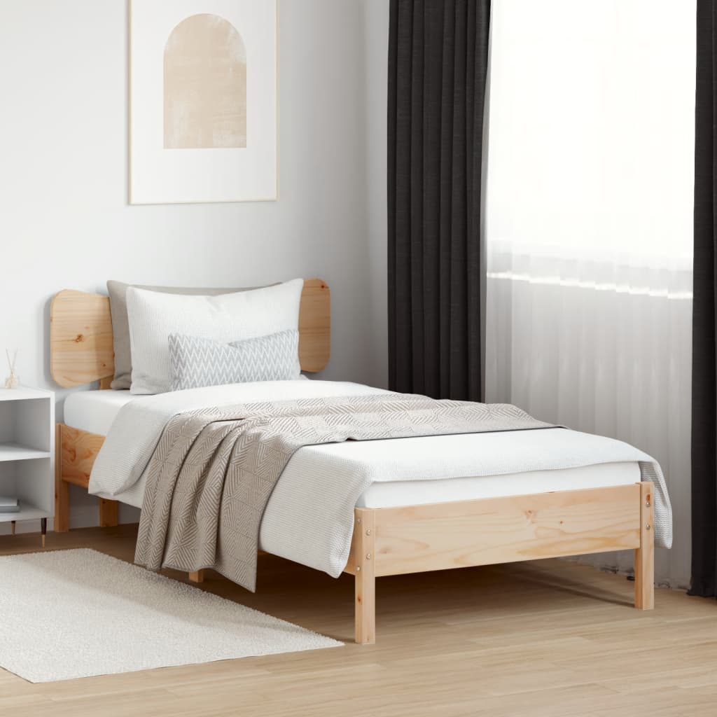 tömör fenyőfa fejtámla 90 cm