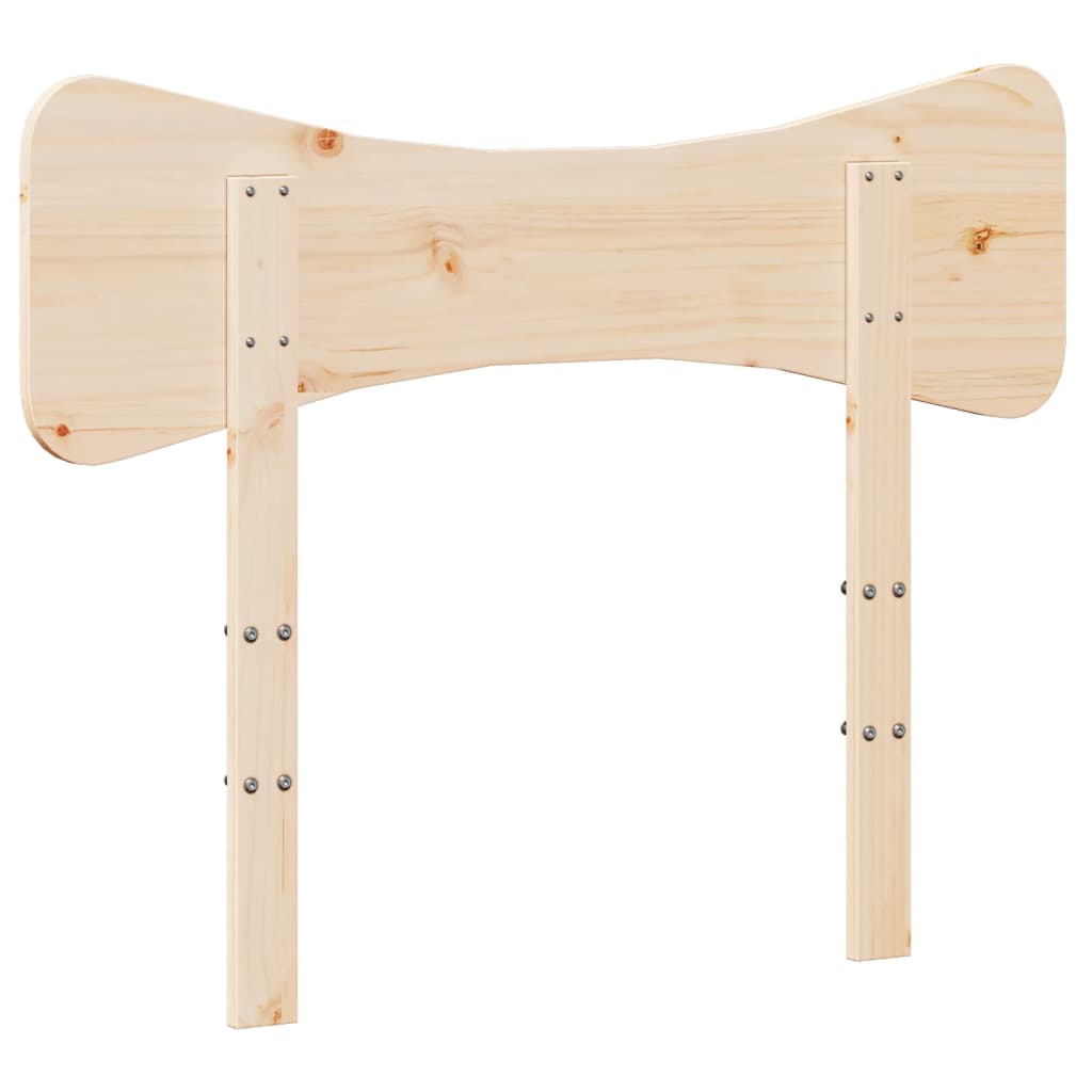 tömör fenyőfa fejtámla 90 cm
