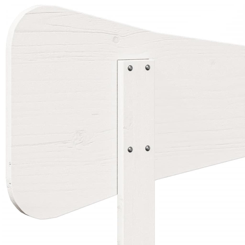 fehér tömör fenyőfa fejtámla 90 cm