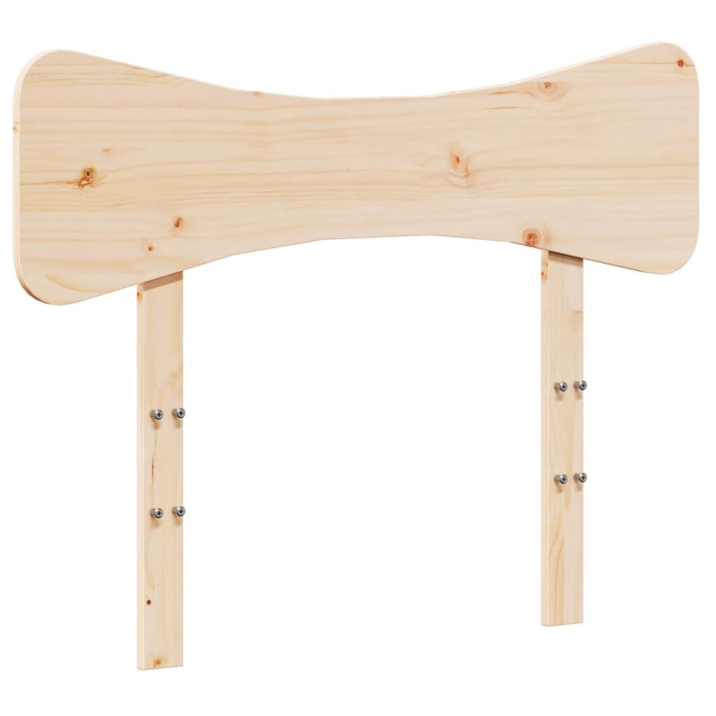 tömör fenyőfa fejtámla 75 cm