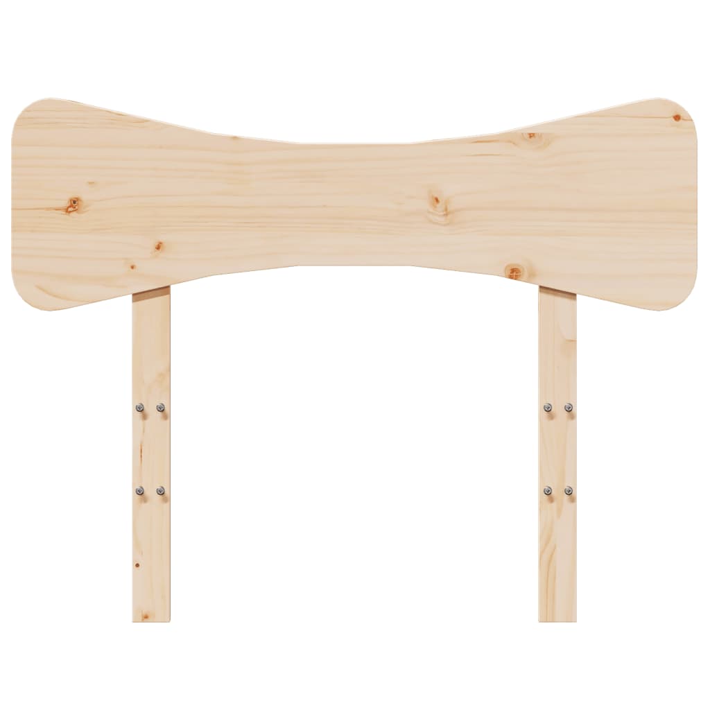 tömör fenyőfa fejtámla 75 cm