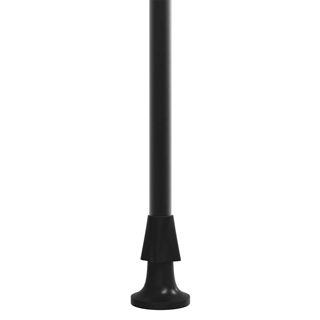 antracit szövet és acél feltekerhető napellenző 350 x 150 cm