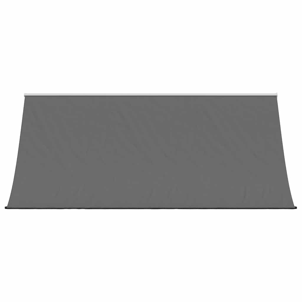 antracit szövet és acél feltekerhető napellenző 300 x 150 cm