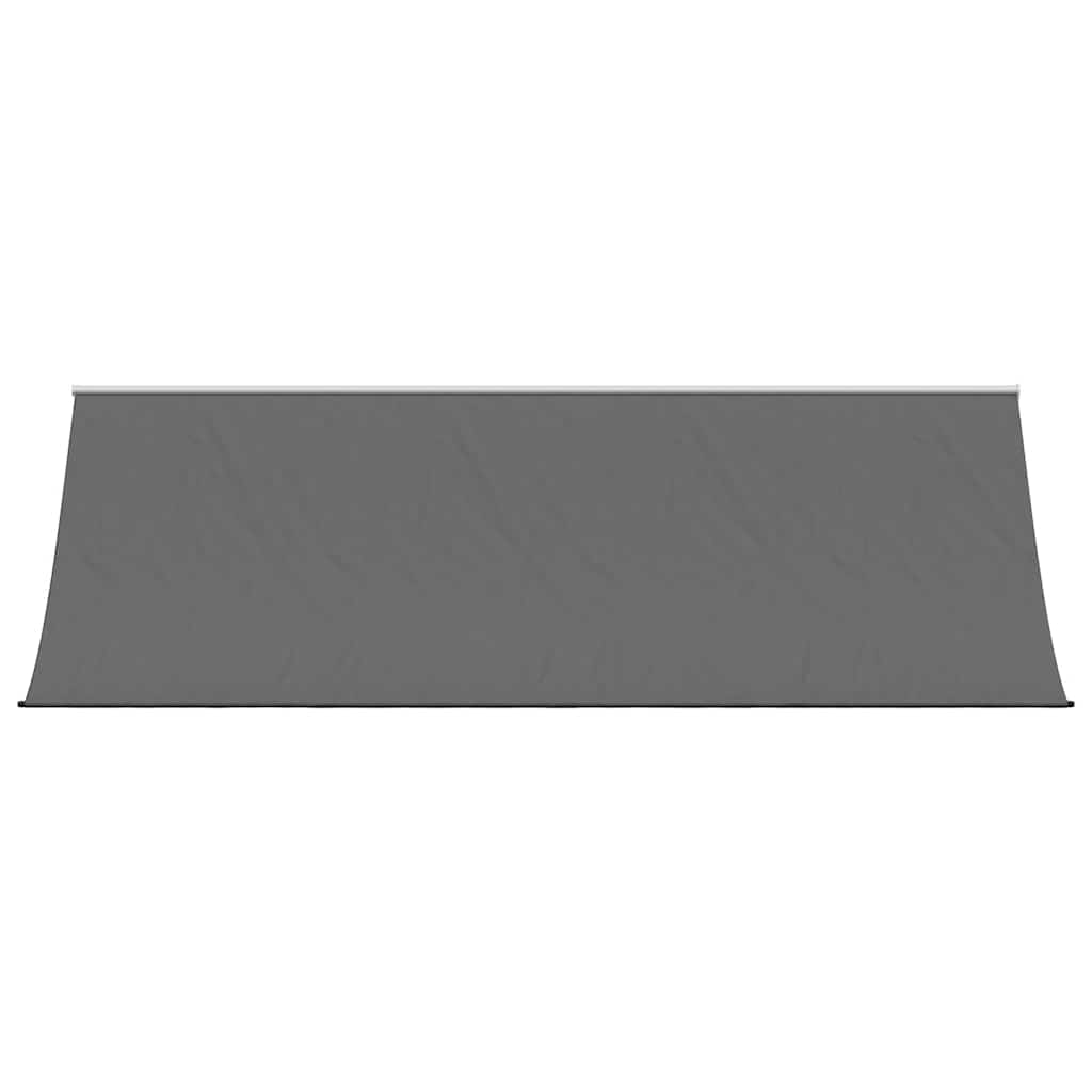 antracit szövet és acél feltekerhető napellenző 350 x 150 cm