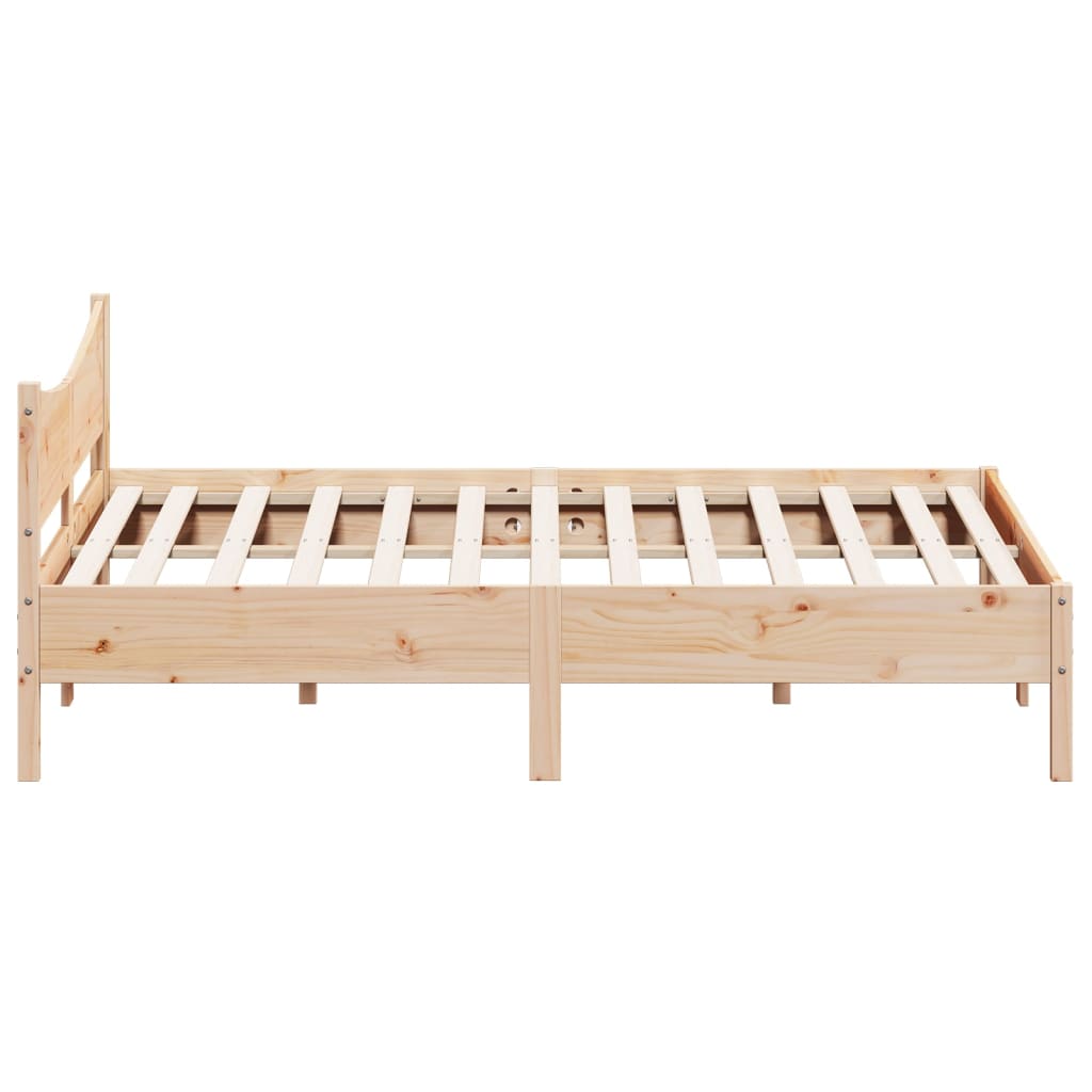 tömör fenyőfa ágy matrac nélkül 200 x 200 cm