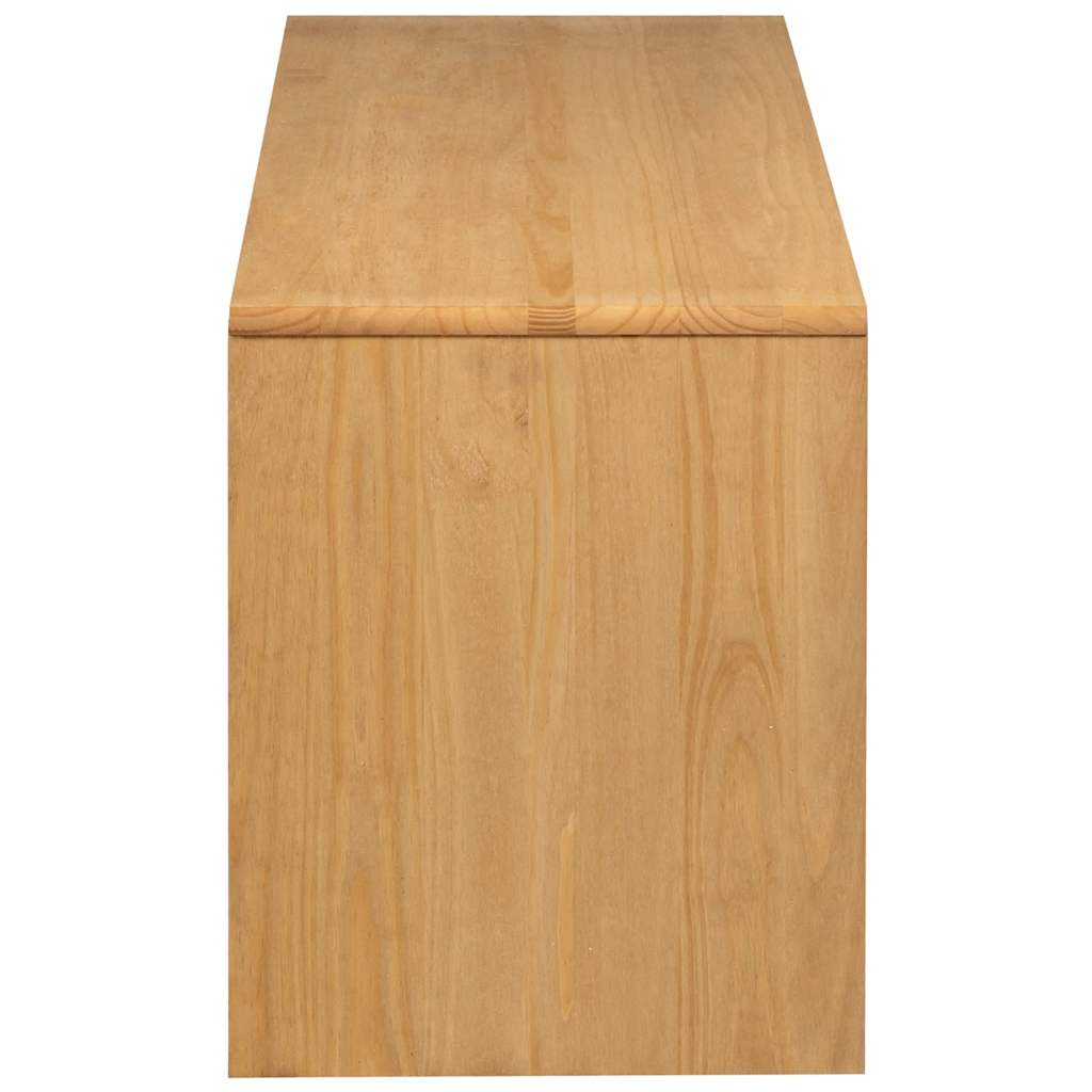 SAUDA tölgyszínű tömör fenyőfa TV-szekrény 99 x 43 x 55 cm