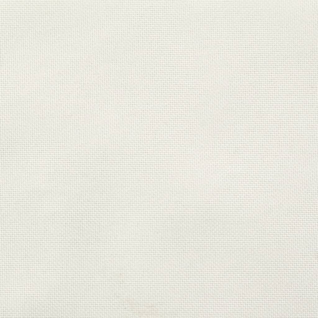 4 db krémszínű szövet magas háttámlájú székpárna 120x50x7 cm