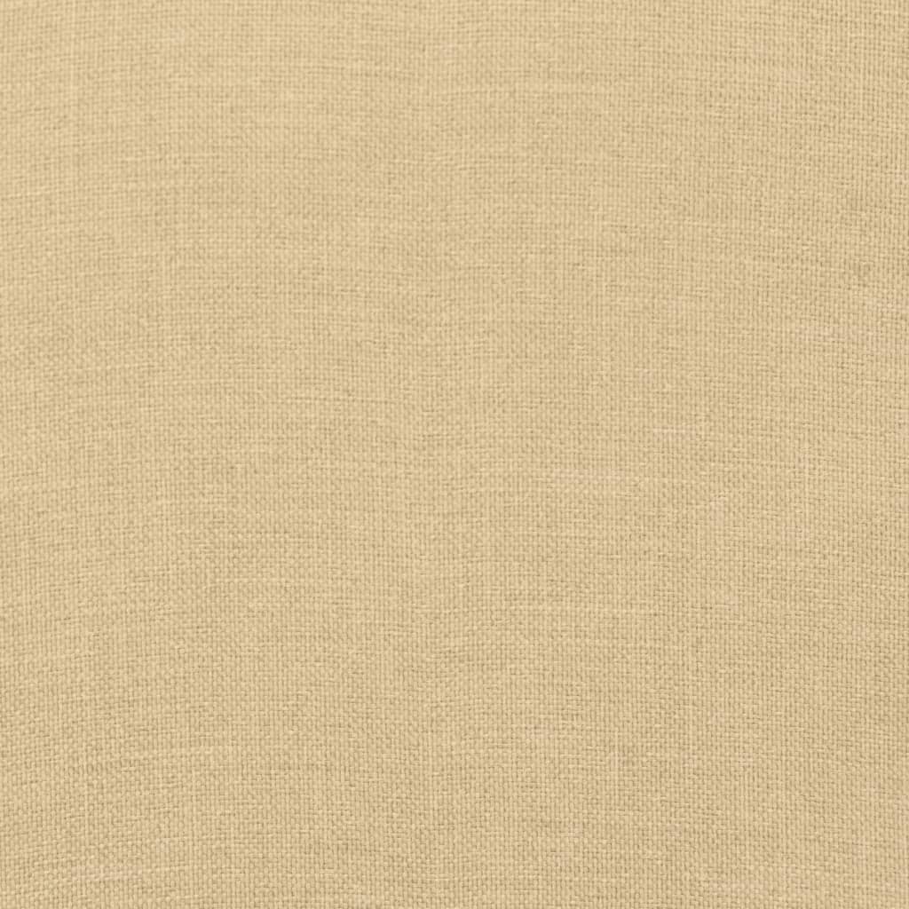 4 db melange bézs szövet magas háttámlájú székpárna 120x50x7 cm