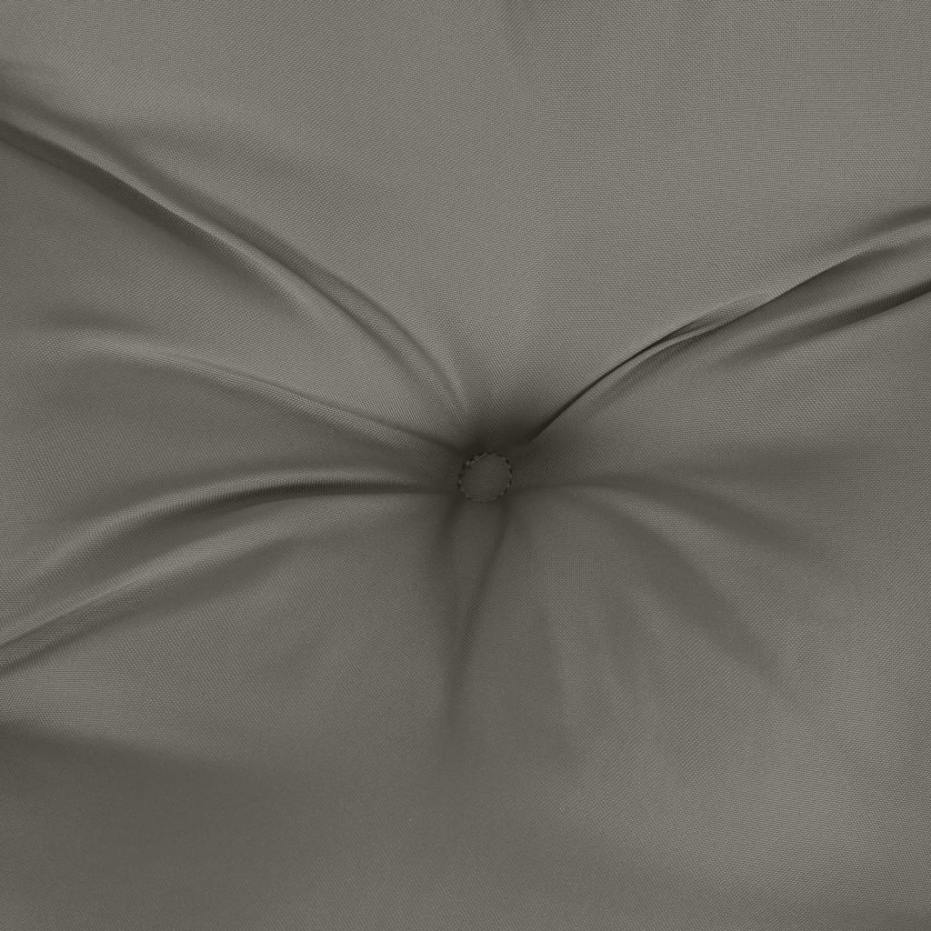 2 db melange sötétszürke szövet háttámlás székpárna 100x50x7 cm