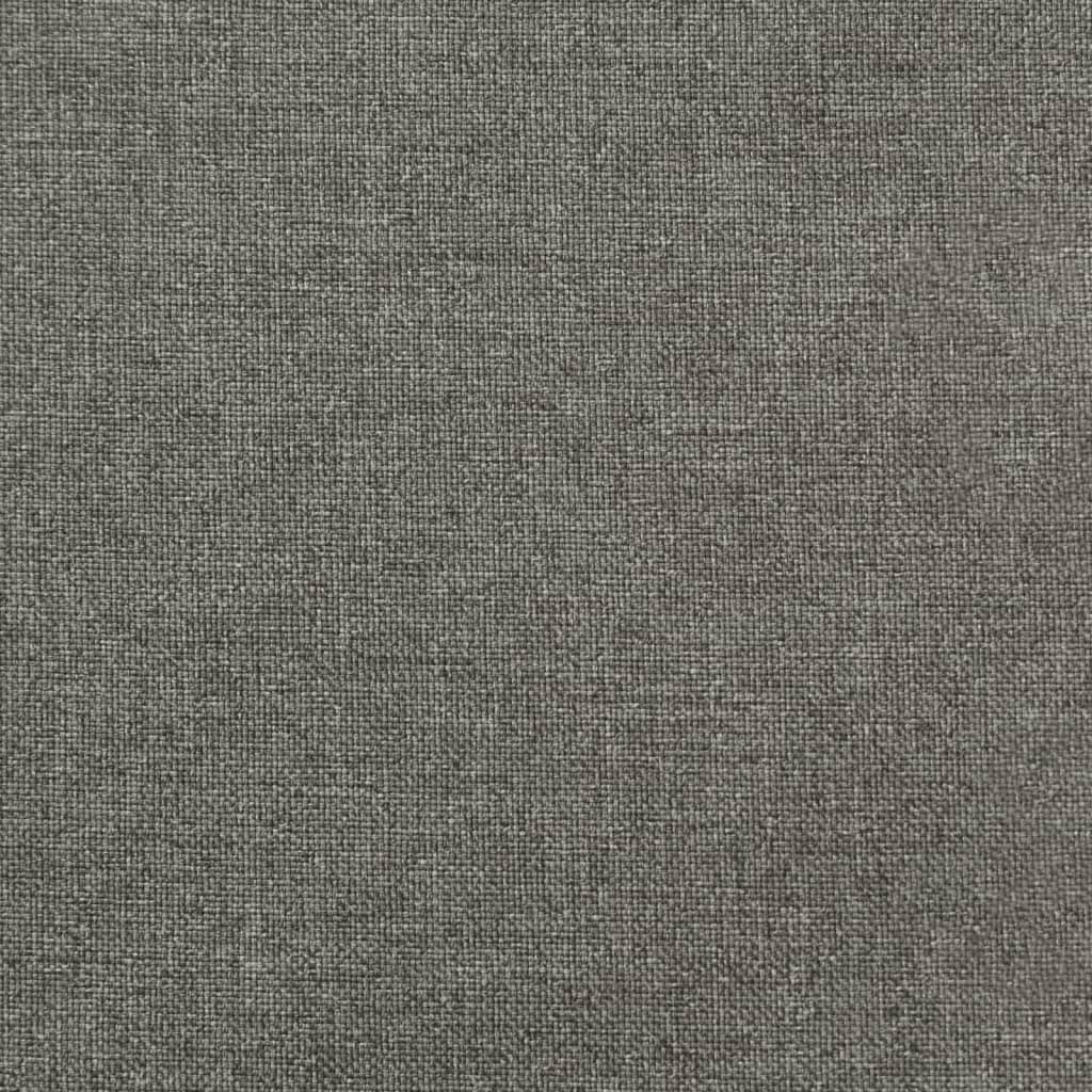 6 db melange sötétszürke szövet háttámlás székpárna 100x50x7 cm