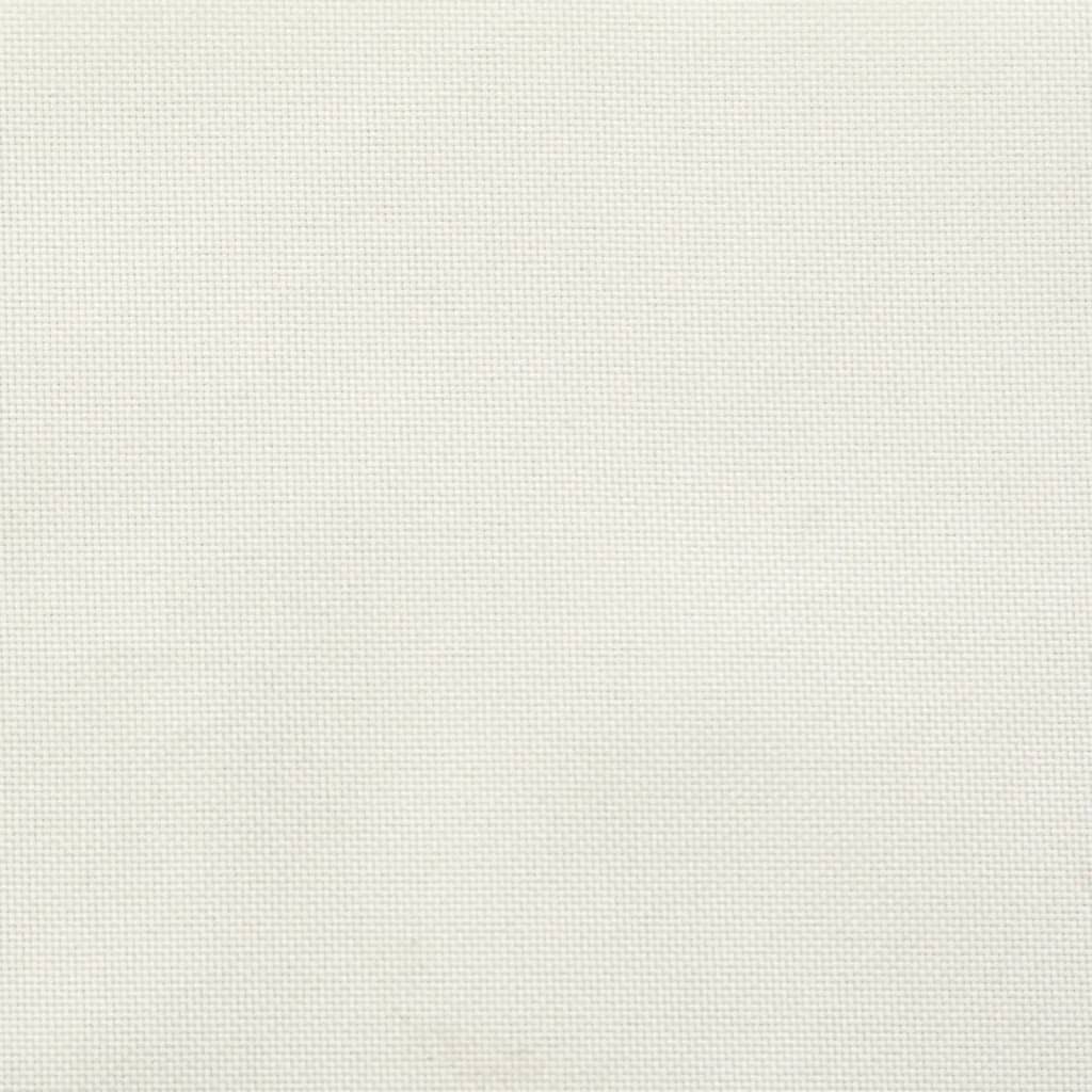 6 db melange krémszínű szövet háttámlás székpárna 100x50x7 cm
