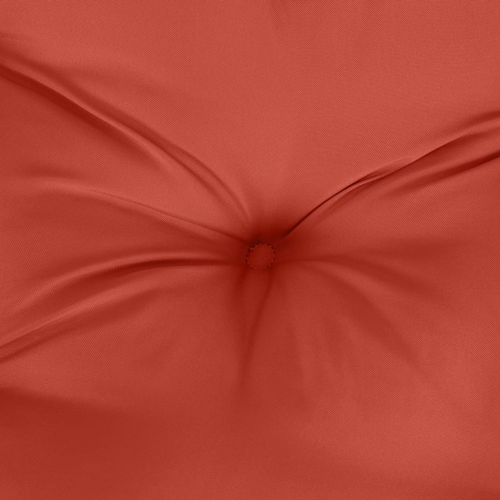 6 db melange piros szövet háttámlás székpárna 100x50x7 cm