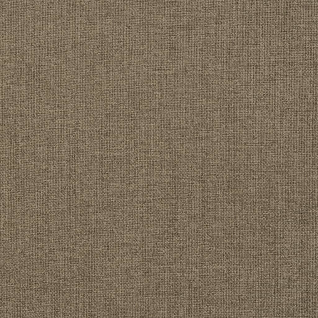 2 db melange tópszínű szövet háttámlás székpárna 100x50x7 cm