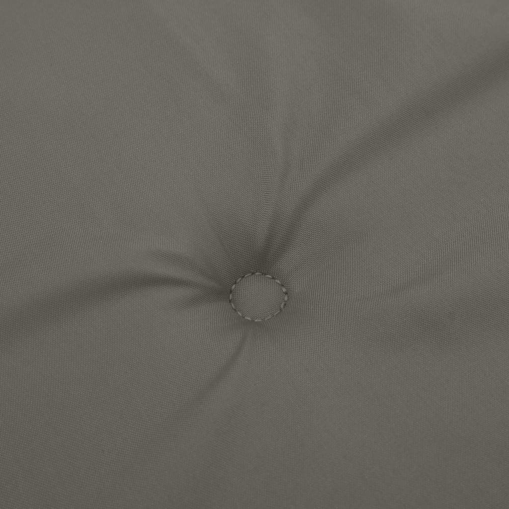 2 db sötétszürke szövet magas háttámlájú székpárna 120x50x4 cm