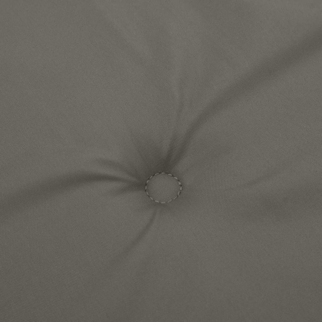 4 db sötétszürke szövet magas háttámlájú székpárna 120x50x4 cm