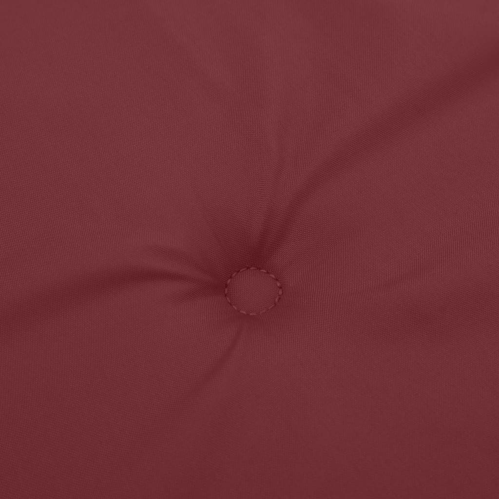 6 db melange bordó szövet magas háttámlájú székpárna 120x50x4cm