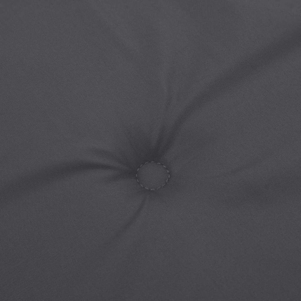 2 db melange antracit szövet háttámlás székpárna 100x50x4 cm