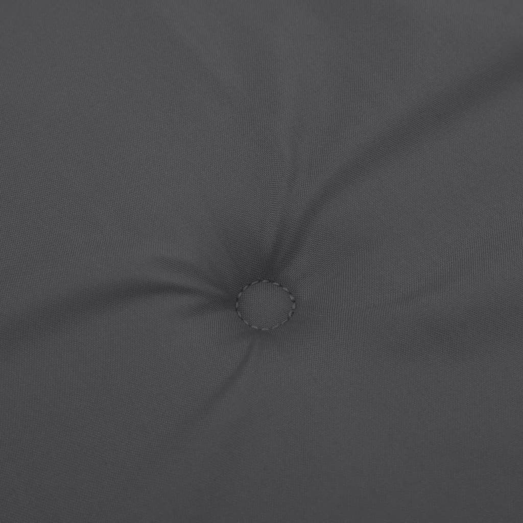 4 db melange antracit szövet háttámlás székpárna 100x50x4 cm