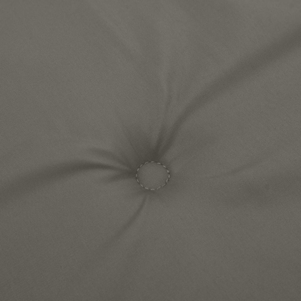 4 db melange sötétszürke szövet háttámlás székpárna 100x50x4 cm