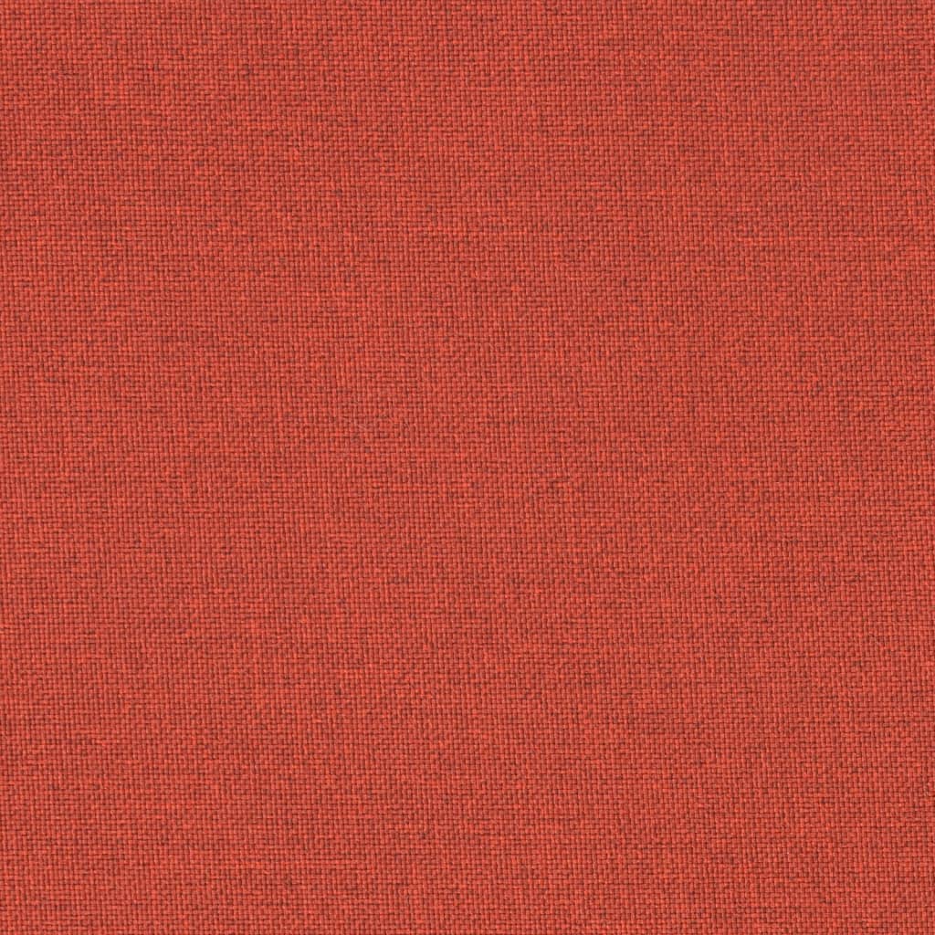 2 db melange piros szövet háttámlás székpárna 100x50x4 cm