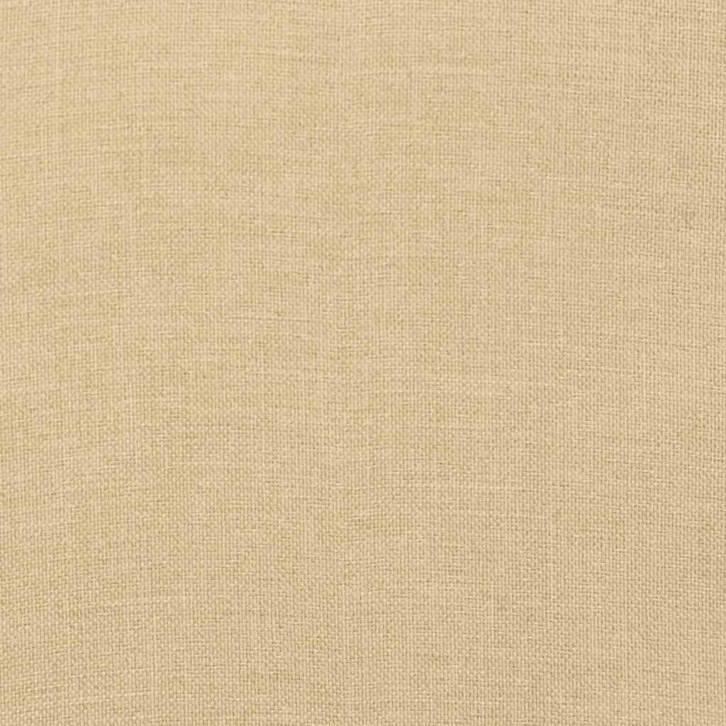 melange bézs szövet napozóágy párna 186x58x4 cm