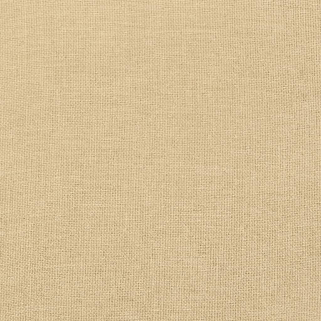 melange bézs szövet napozóágy párna 200 x 60 x 4 cm