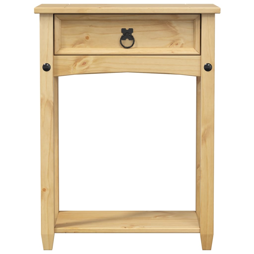 Corona tömör fenyőfa konzolasztal 55 x 35 x 73 cm