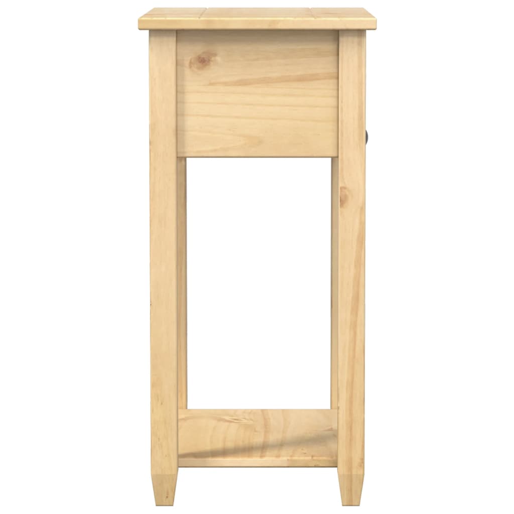 Corona tömör fenyőfa konzolasztal 55 x 35 x 73 cm