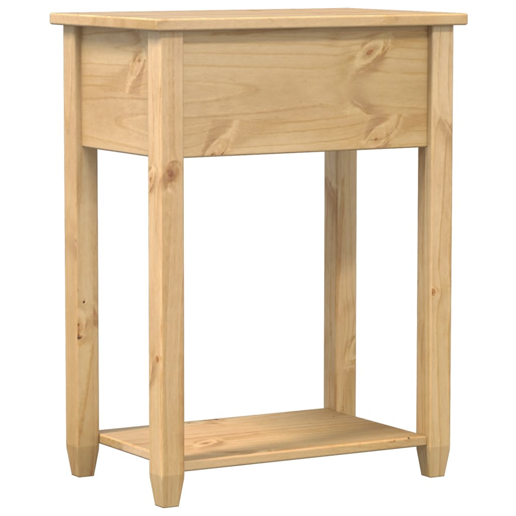 Corona tömör fenyőfa konzolasztal 55 x 35 x 73 cm