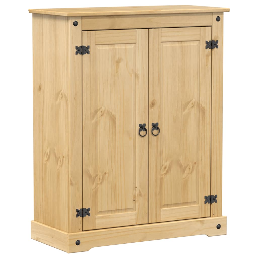 Corona tömör fenyőfa cipőszekrény 86 x 38,5 x 108 cm