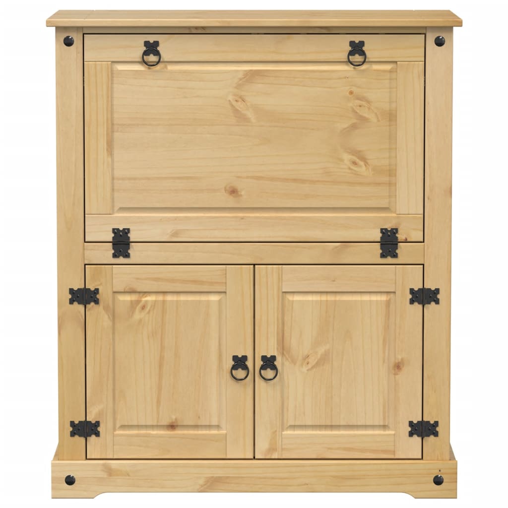 Corona tömör fenyőfa bortároló szekrény 97 x 45 x 114 cm