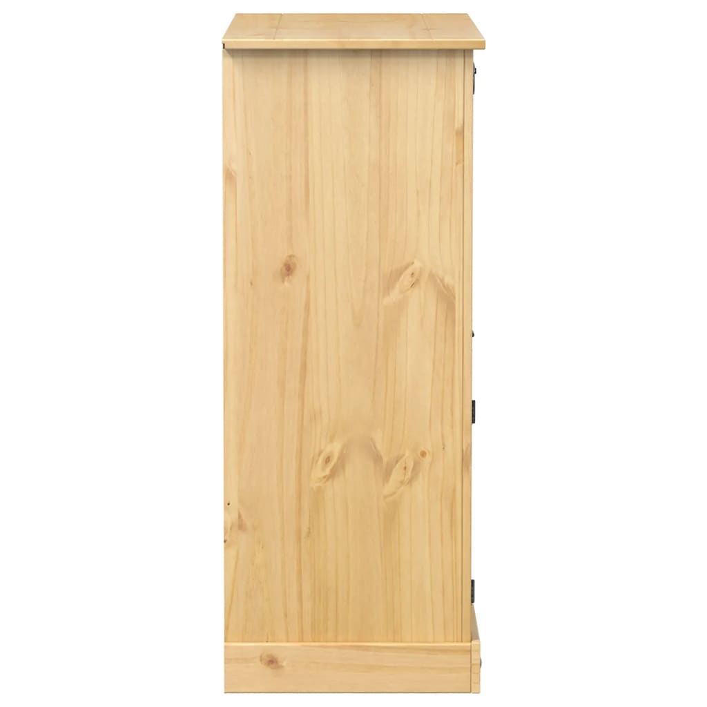 Corona tömör fenyőfa bortároló szekrény 97 x 45 x 114 cm