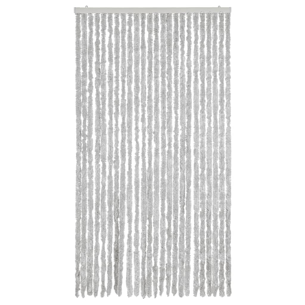szürke zsenília rovarfüggöny 100x220 cm