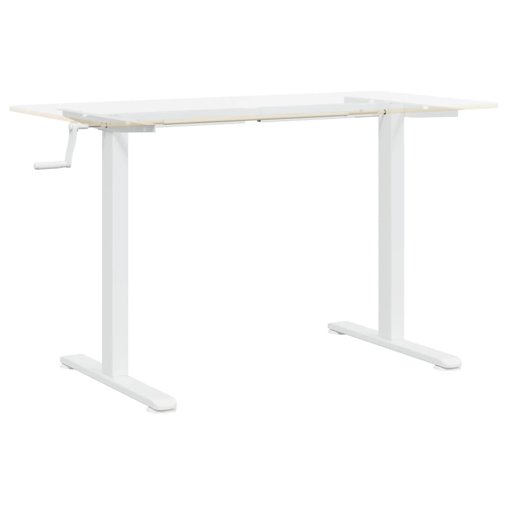 fehér acél álló asztalváz (94-135) x 60 x (70-114) cm