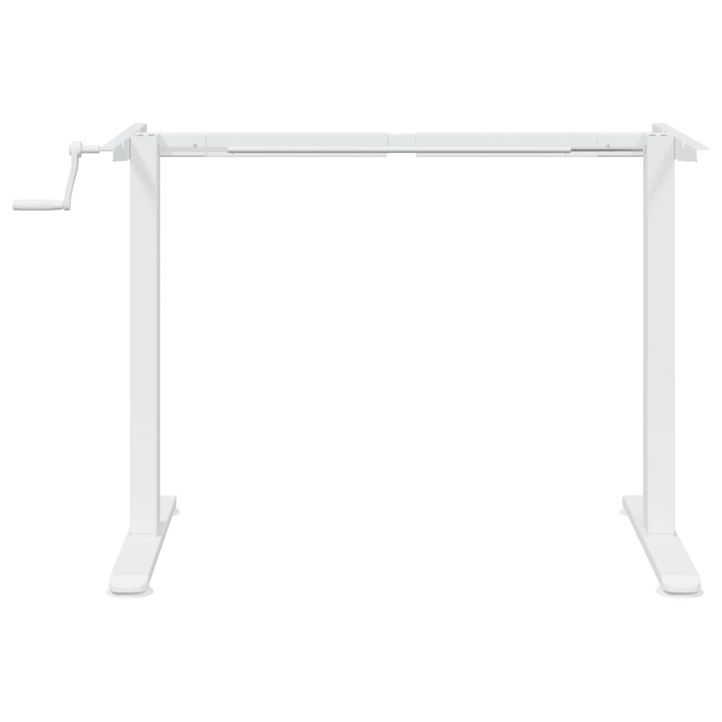 fehér acél álló asztalváz (94-135) x 60 x (70-114) cm