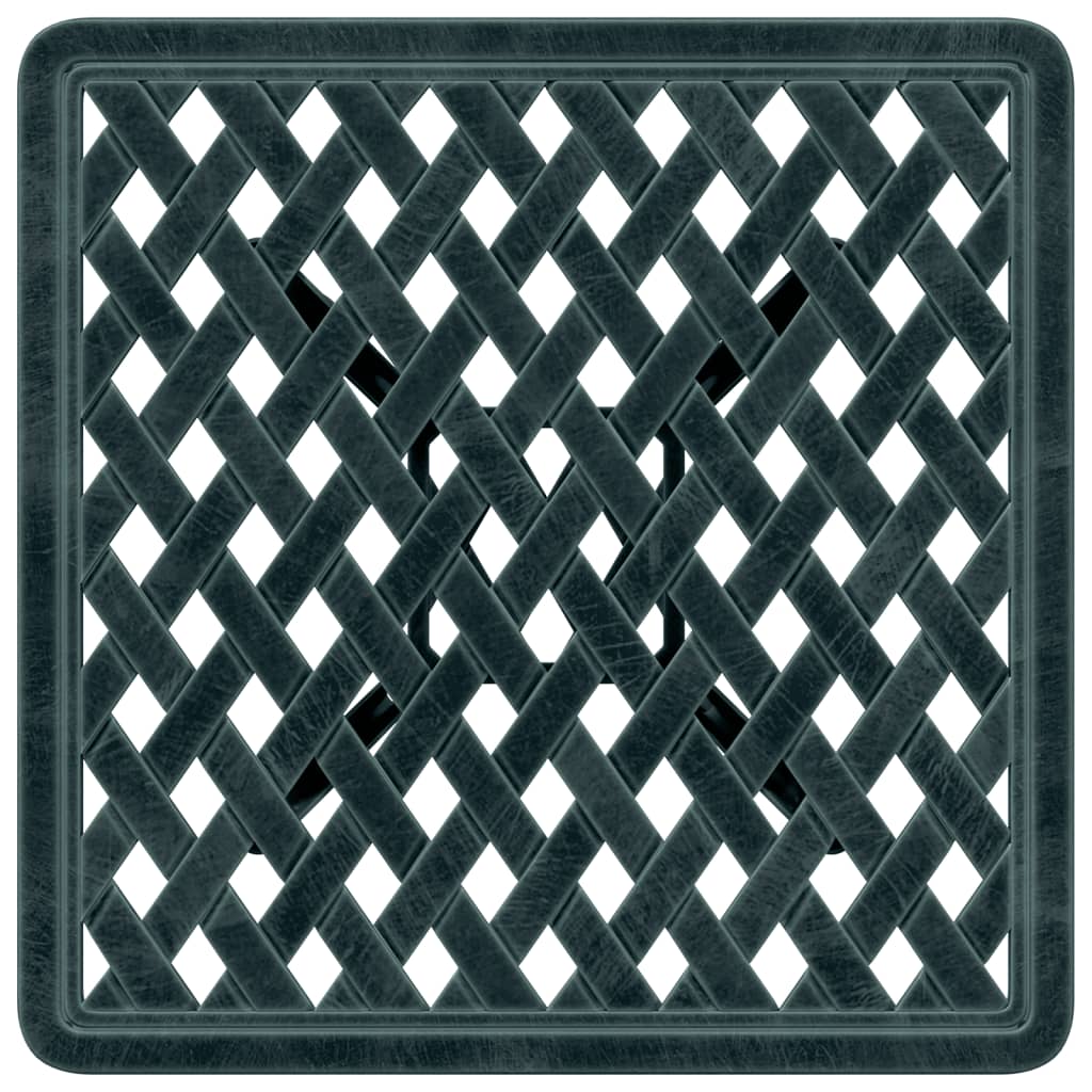 zöld öntött alumínium kerti asztal 53 x 53 x 53 cm