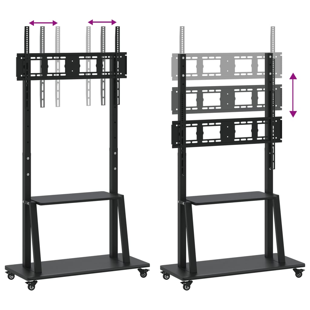 görgős TV-állvány 32"-90" képernyőhöz max VESA 800x600 mm 100kg