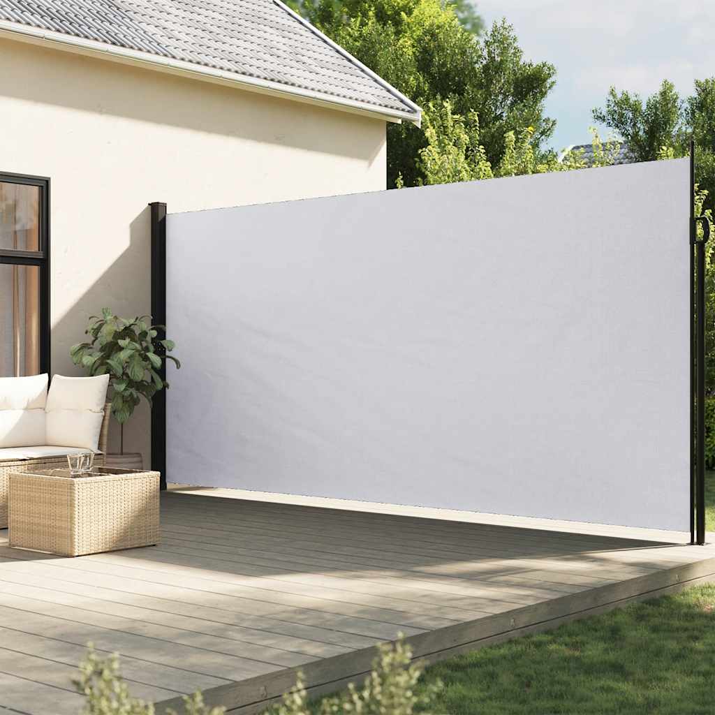 fehér behúzható oldalsó napellenző 220 x 500 cm