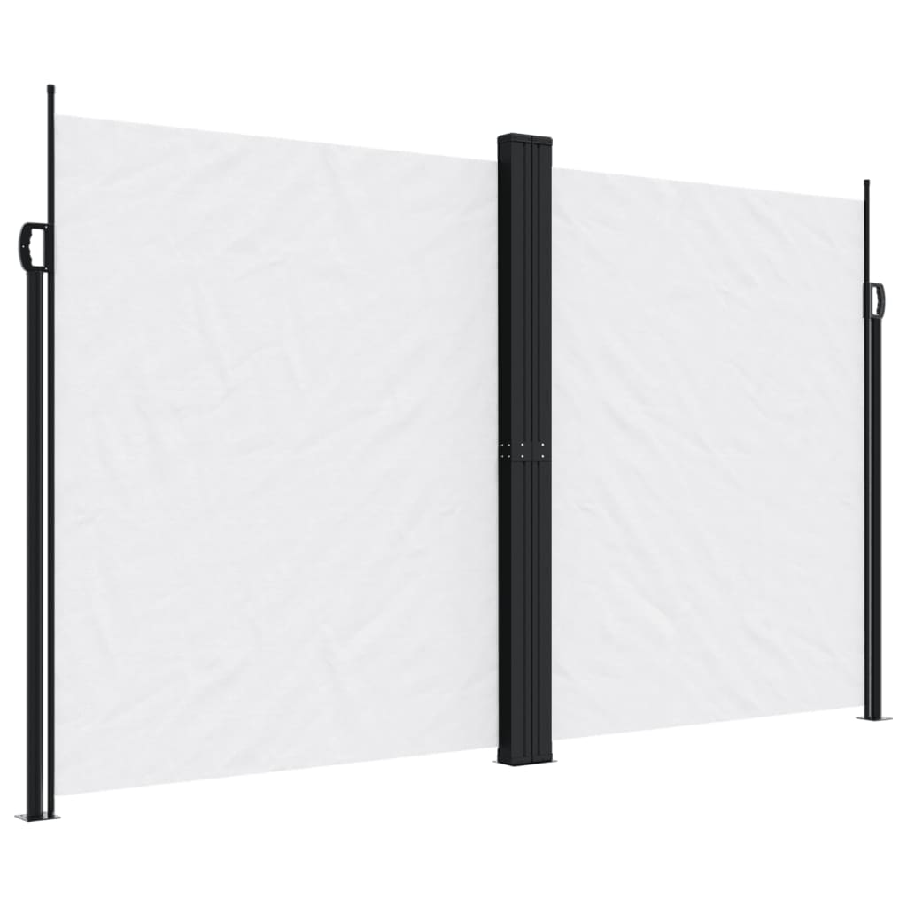 fehér behúzható oldalsó napellenző 200 x 600 cm