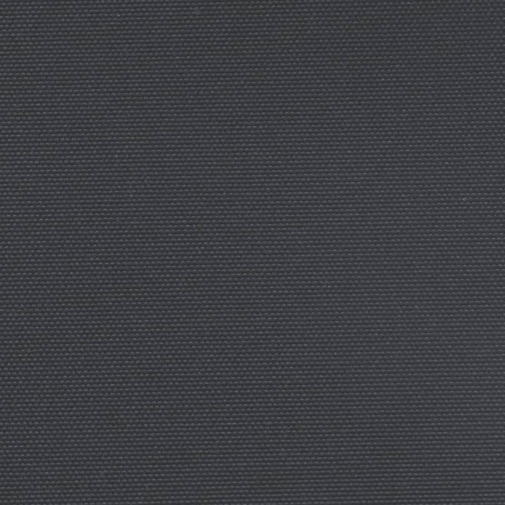 fekete behúzható oldalsó napellenző 160 x 1000 cm