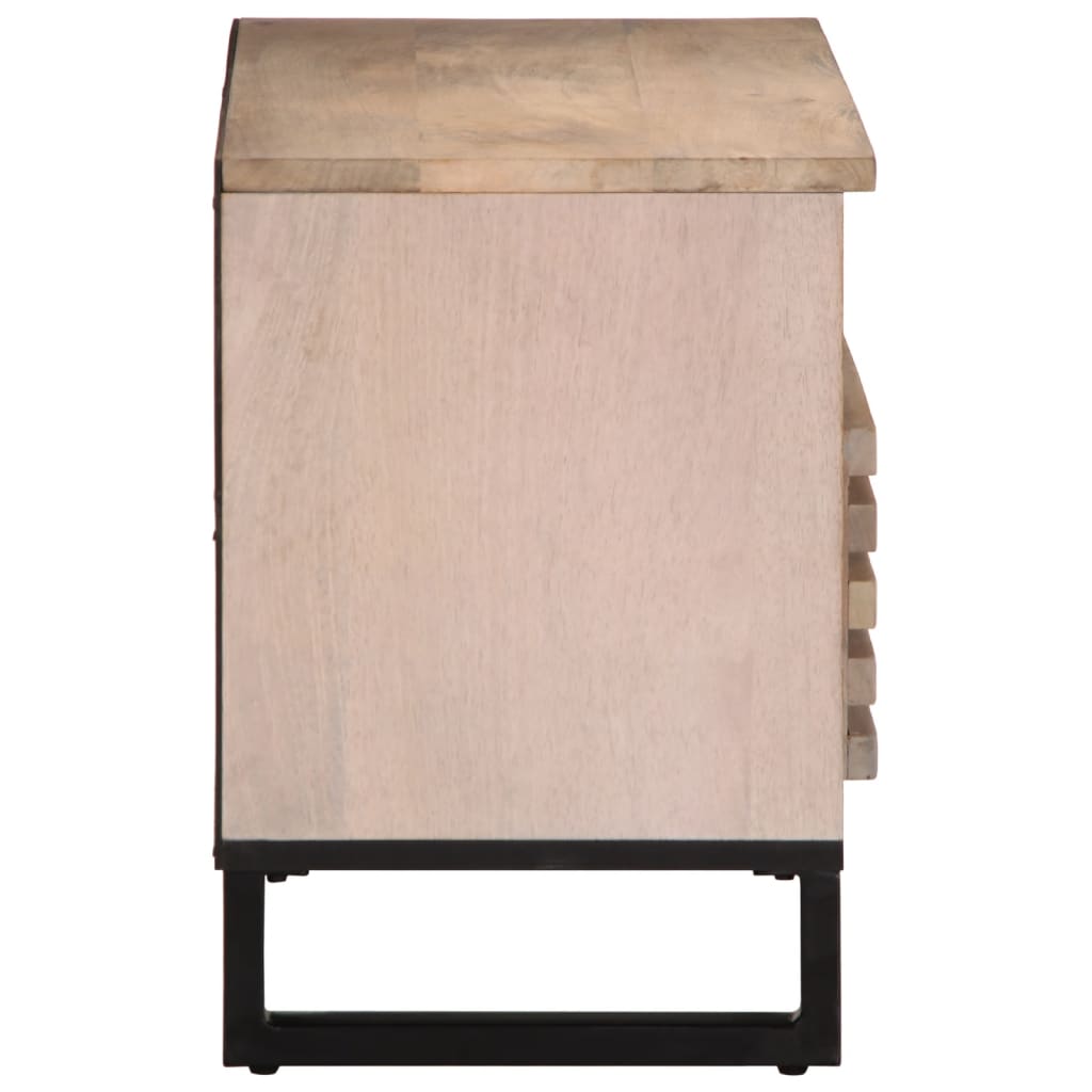 tömör mangófa TV-szekrény 80 x 34 x 46 cm