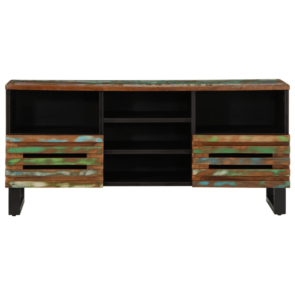 tömör akácfa TV-szekrény 100 x 34 x 46 cm