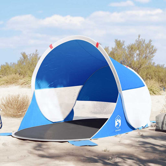 azúrkék vízálló felugró strandsátor