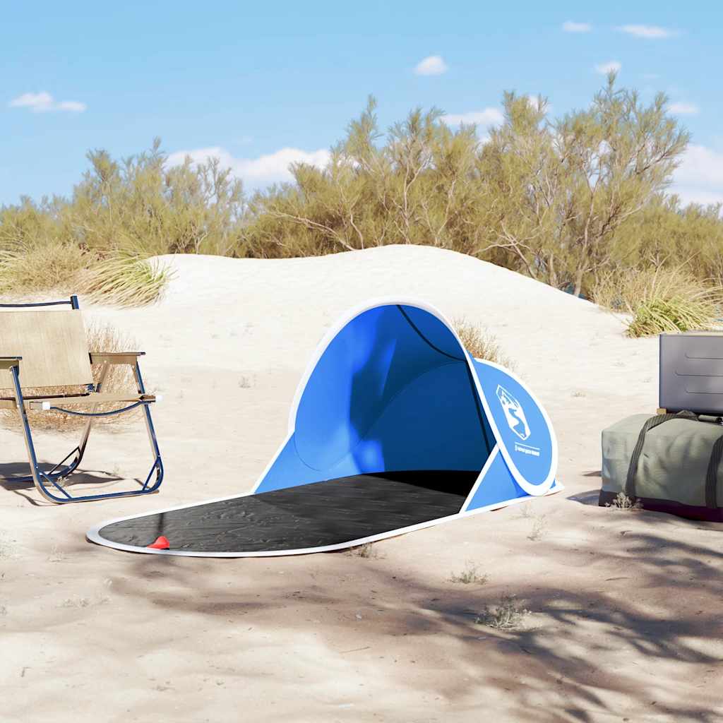 azúrkék vízálló felugró strandsátor