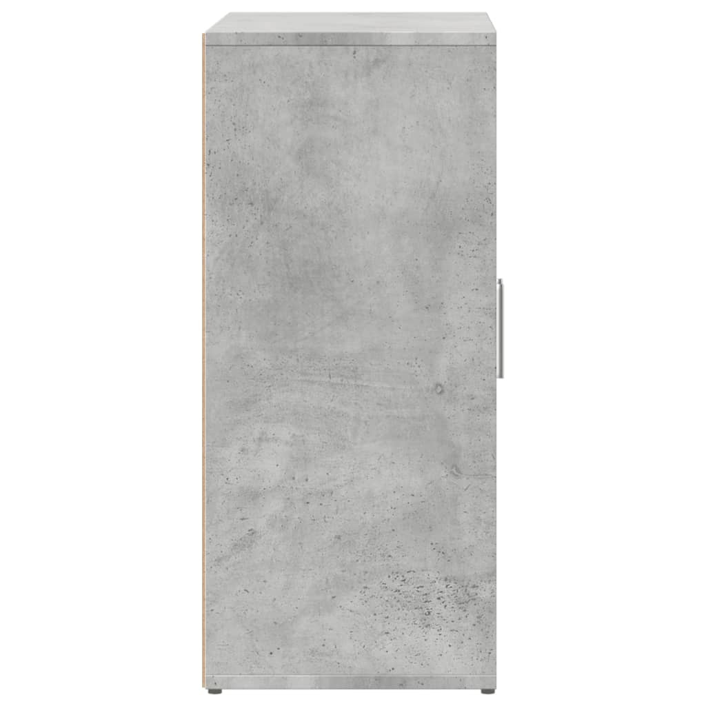 betonszürke szerelt fa tálalószekrény 60 x 31 x 70 cm