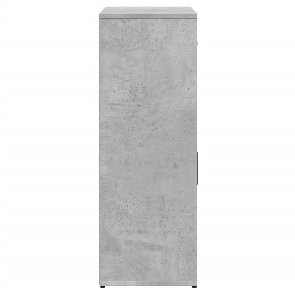 betonszürke szerelt fa tálalószekrény 60 x 30 x 84 cm
