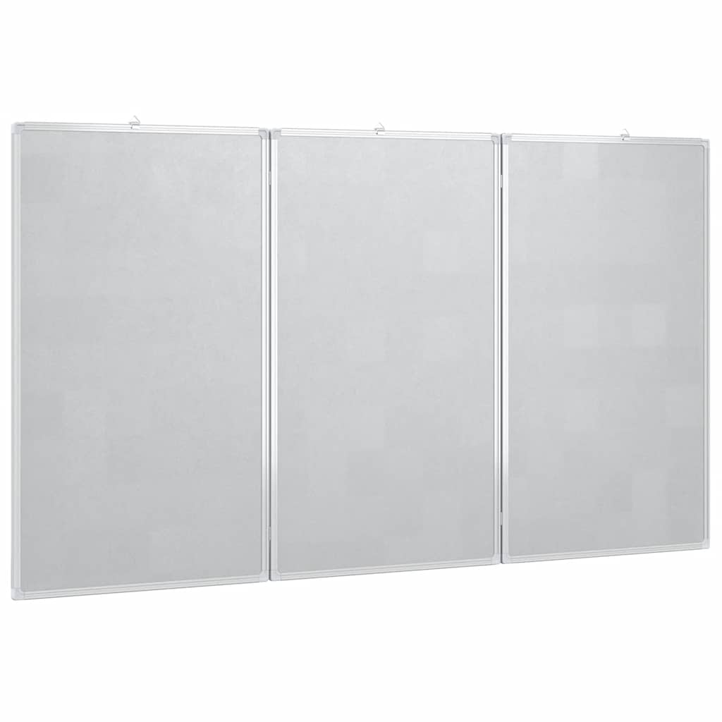 összecsukható alumínium mágnestábla 120x80x1,7 cm
