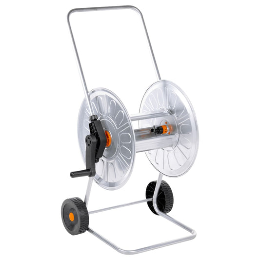 acél kerekes tömlődob 80 m 1/2"-es vagy 50 m 3/4"-es tömlőhöz
